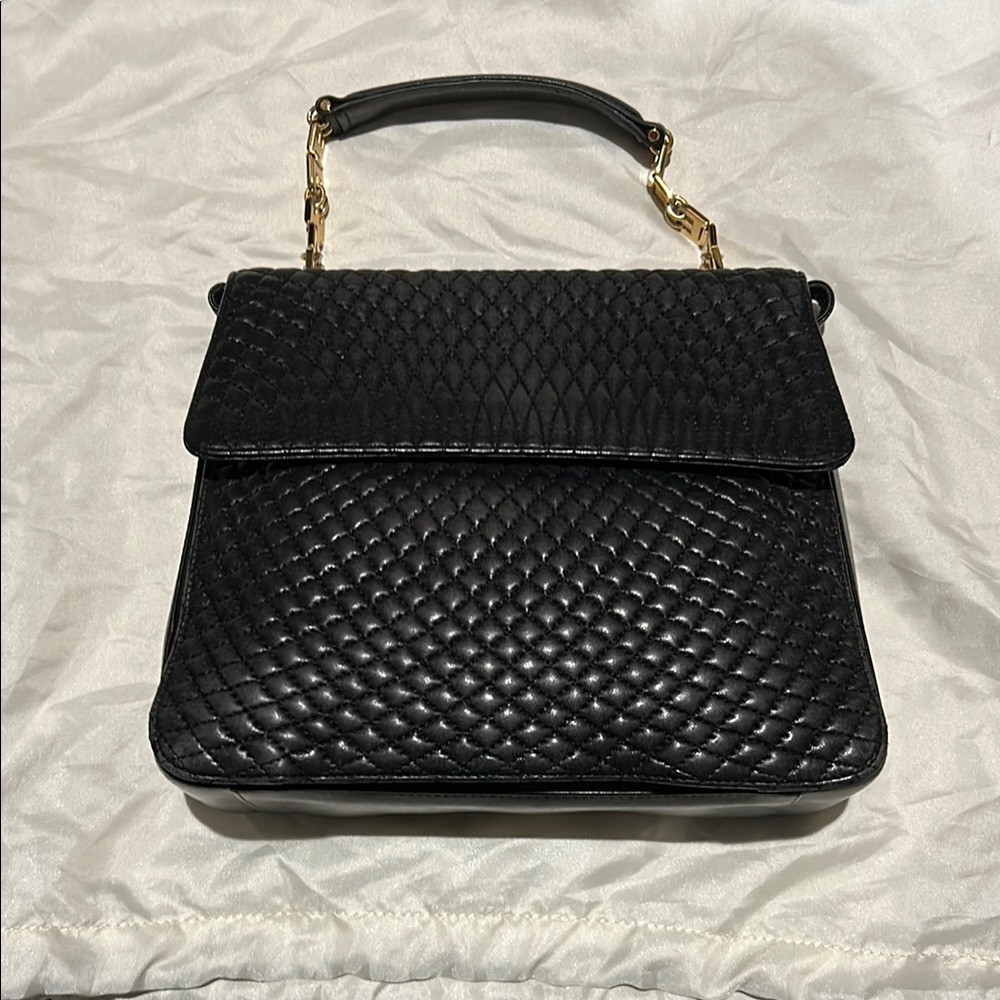 Bally Elegant Black Quilted Handbag
